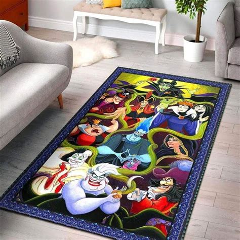 Disney Villains Area Rug Carpet REVER LAVIE