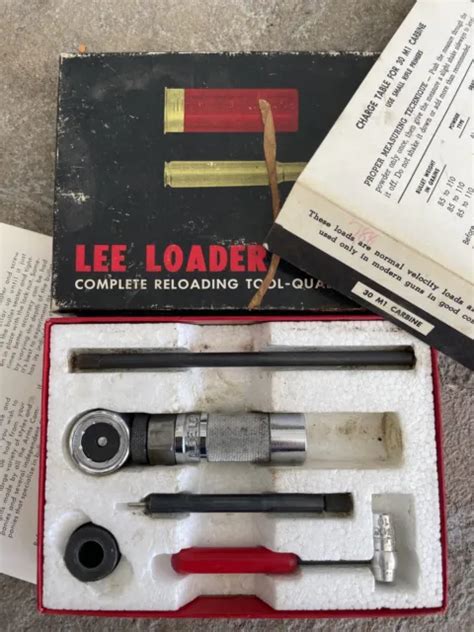 Vintage Lee Loader M Carbine Complete Reloading Tool Picclick