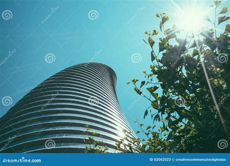 Modern Architecture Over Tree Top Picture Image 83062023
