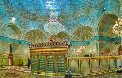 panorama of imamzadeh helal ali holy shrine aran o bidgol iran editorial photography image