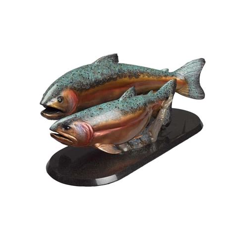 Bronze Fish Sculpture Caswell Sculpture
