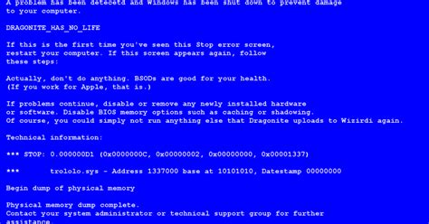 How To Create Fake Bsod Error In Windows Computer