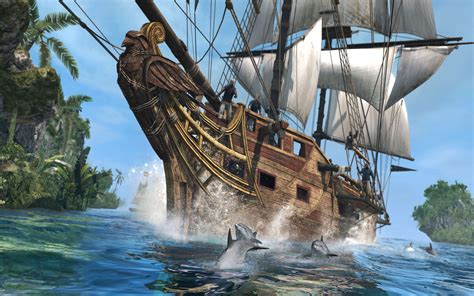 Assassins Creed Iv Black Flag Jackdaw Fondo De Pantalla De Barco