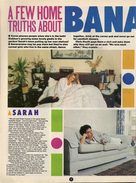 Top Of The Pop Culture 80s Bananarama Smash Hits Interview 1985