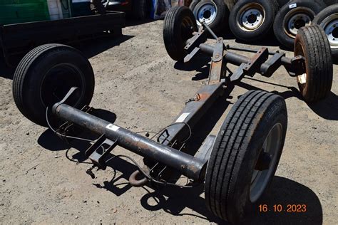 Ay Built Dolly Front Tow And Rear Axles Assembly Auction 0006