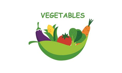 Fresh Vegetables Logo Healthy Food Shop Graphic By Deemka Studio