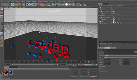 Cinema 4d Tutorial Gravity Cubes And Mograph Youtube