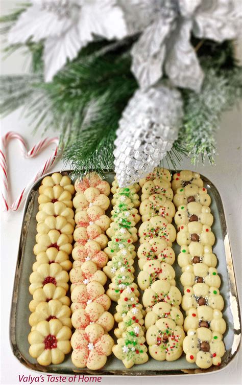 Christmas Spritz Cookies Valyas Taste Of Home