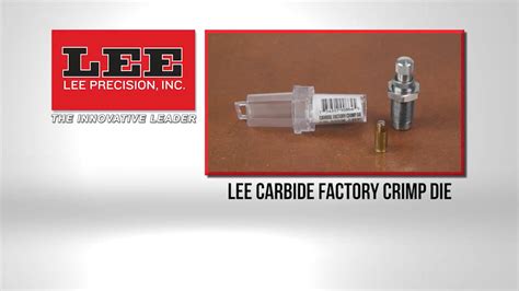Lee Carbide Factory Crimp Die 9mm Luger 90860 290 Off 5 Star Rating