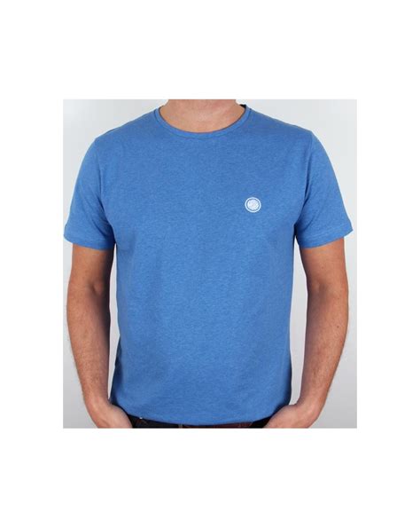 Pretty Green Crew Neck Tee Blue Marl Pretty Green Crew Neck T Shirt