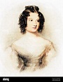 1832 , GRAN BRETAÑA : Retrato de la británica ADA BYRON, también ...