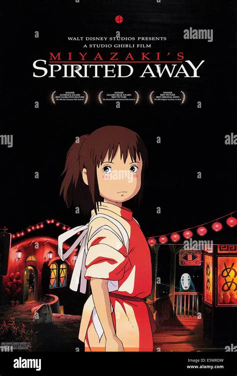 Spirited Away Aka Sen To Chihiro No Kamikakushi Us Poster Chihiro 2001 © Buena Vista