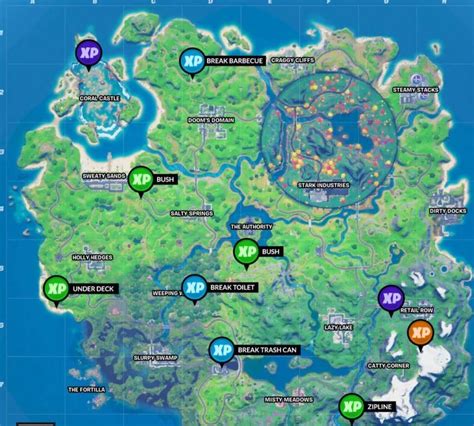 I had this same problem and thanks to anhtrung it was fixed easily. Fortnite Season 4 Week 3 XP Coins All Locations - Gold XP ...