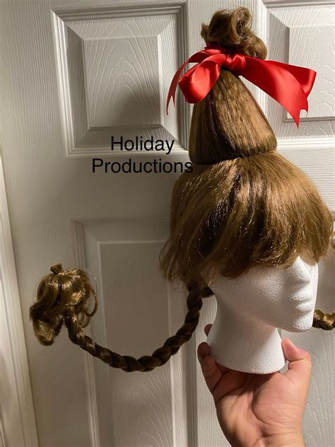 Cindy Lou Who Style Grinch Girl Costume Wig Whoville Adult New Etsy Uk