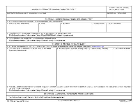 Dd Form 2564 Fill Out Sign Online And Download Fillable Pdf Templateroller