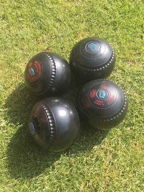 Flat Greencrown Bowling Balls Set Of Four In Flamborough East
