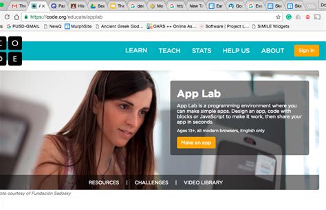 Start learning at code.org/ stay in touch with us! App Lab 7 (new) - MurphSite