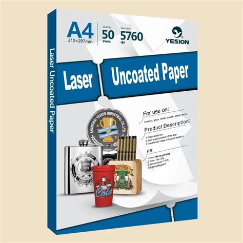 Free Samplelaser Uncoated Transfer Paper Smart Paper