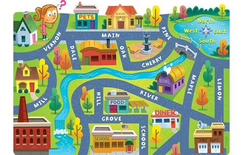 Download High Quality Map Clipart Neighborhood Transparent Png Images