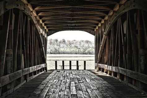 Inside The Covered Bridge Photograph By Joanne Coyle Fine Art America