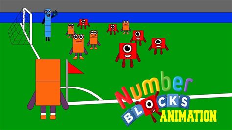 Numberblocks Playing Football Animation Numberblocks Fanmade