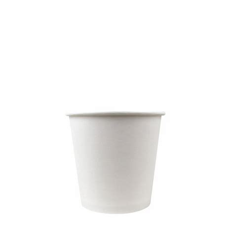 Small 4oz White Sampling Hot Cups Espresso Paper Cups