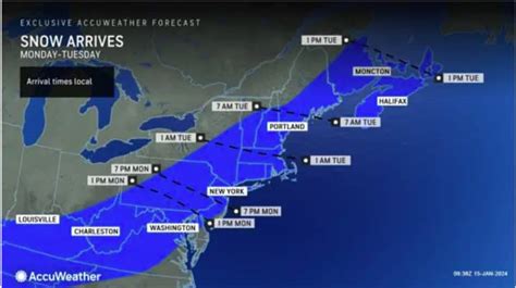 Heres Projected Timing Snowfall Amounts For New Winter Storm Taking
