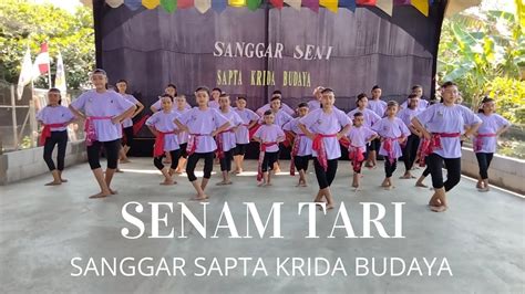 Senam Tari Sanggar Sapta Krida Budaya Youtube