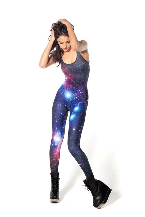 galaxy purple catsuit galaxy outfit black milk clothing gorgeous women sport outfits the