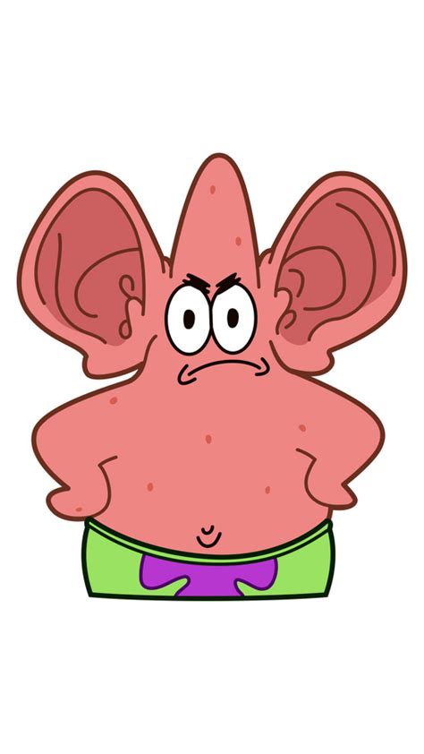 Here Is Patrick From The Spongebob Episode Named No Nose Knows There