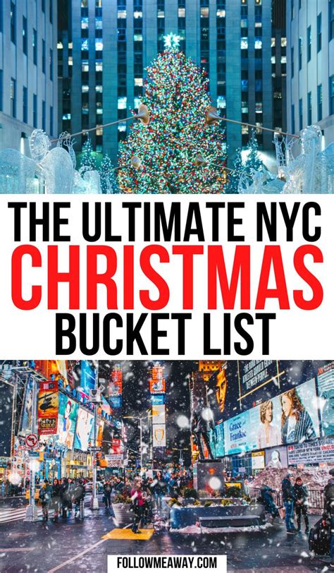 19 Festive Ways To Celebrate Christmas In New York City Winter Travel