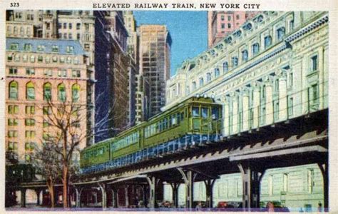 Old New York In Postcards 14 The New York Elevated