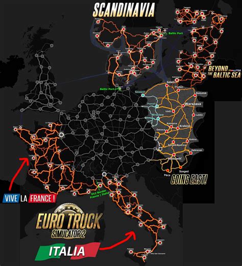 Euro Truck Simulator 2 Map Campus Map