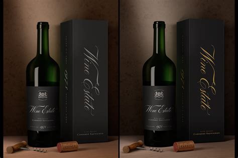 wine packaging mock  product mockups creative market
