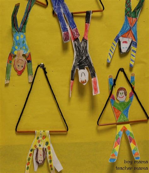 Teacher Mama Circus Craft Trapeze Artist Circus Crafts Circus