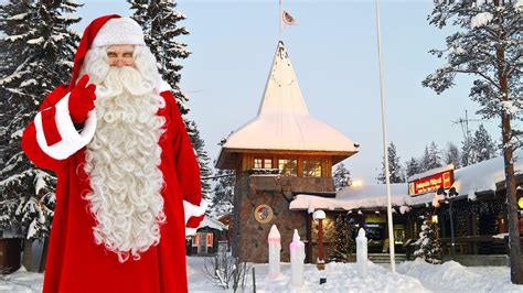 Santa Claus Village In Rovaniemi Lapland Finland Father Christmas