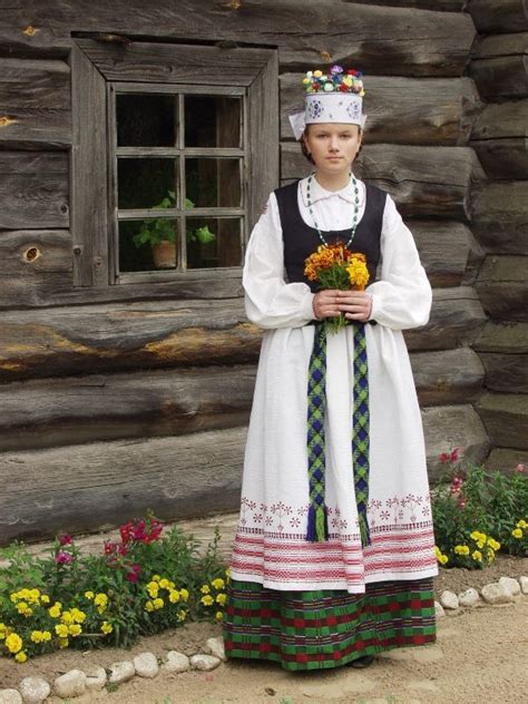 Aukštaitija Lithuania In 2019 European Dress Folk Clothing Lithuania