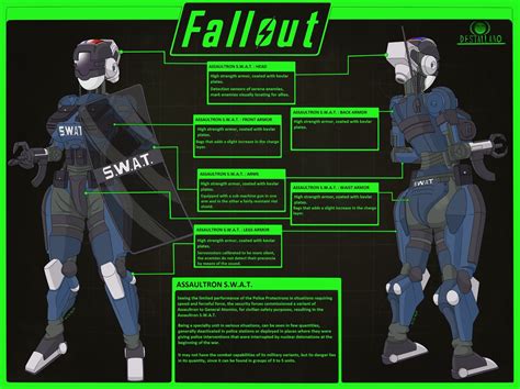 Assaultron Swat Concept By Destallano4 On Deviantart Fallout Art