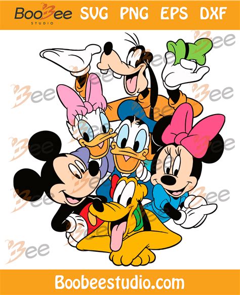 Disney Mickey And Friends Svg Disney Svg Mickey Mouse Svg Minnie
