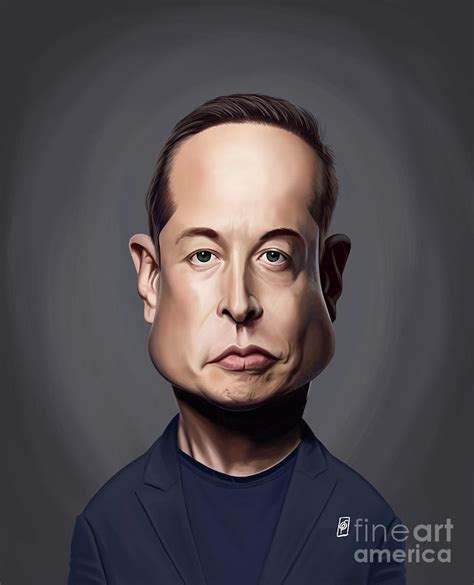 Celebrity Sunday Elon Musk Digital Art By Rob Snow Fine Art America
