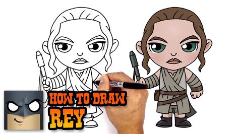 How to Draw Star Wars | Rey - YouTube