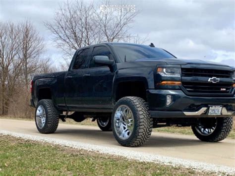 2018 Chevrolet Silverado 1500 With 22x12 44 Hardcore Offroad Hc11 And