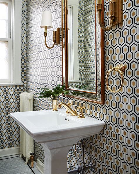 10 Best Wallpapered Powder Rooms From Pinterest