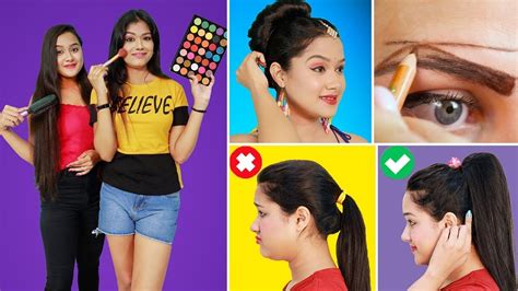 অসাধারণ কিছু Beauty And Hair Hacks যা মেয়েরা না জানলে ভুল করবে । Smart Hair And Beauty Hacks Youtube