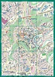 Large detailed tourist map of Luxembourg city center. Luxembourg city ...