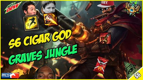 THE S CIGAR GOD GRAVES JUNGLE Full Gameplay League Of Legends YouTube
