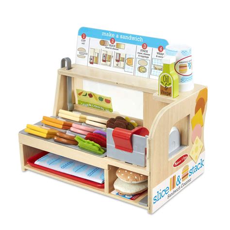Melissa And Doug Slice And Stack Sandwich Counter My Leather Swear