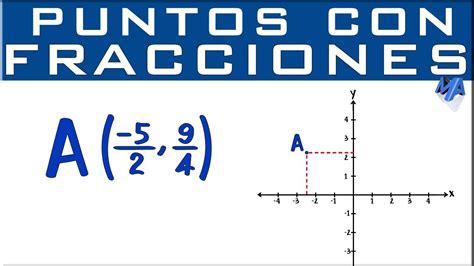 Como Ubicar Puntos En El Plano Cartesiano Con FRACCIONES YouTube