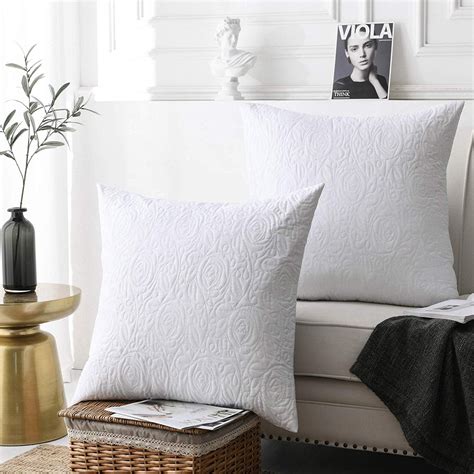 home and kitchen home and garden bedding the pillow collection cenedra floral bedding sham white