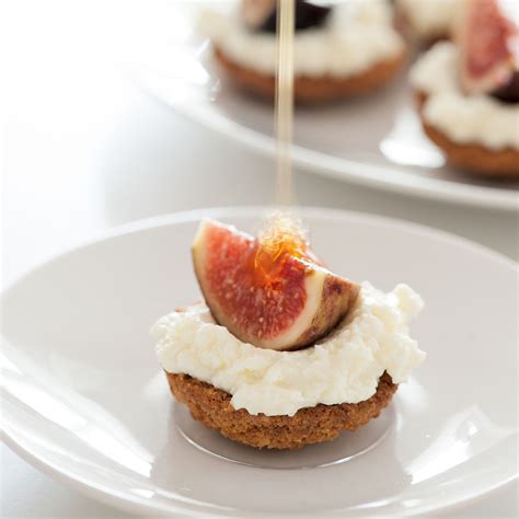 Little Ricotta Tartlets With Fig And Honey